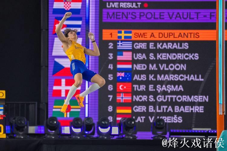 杜普兰蒂斯第13次打破撑杆跳高世界纪录
